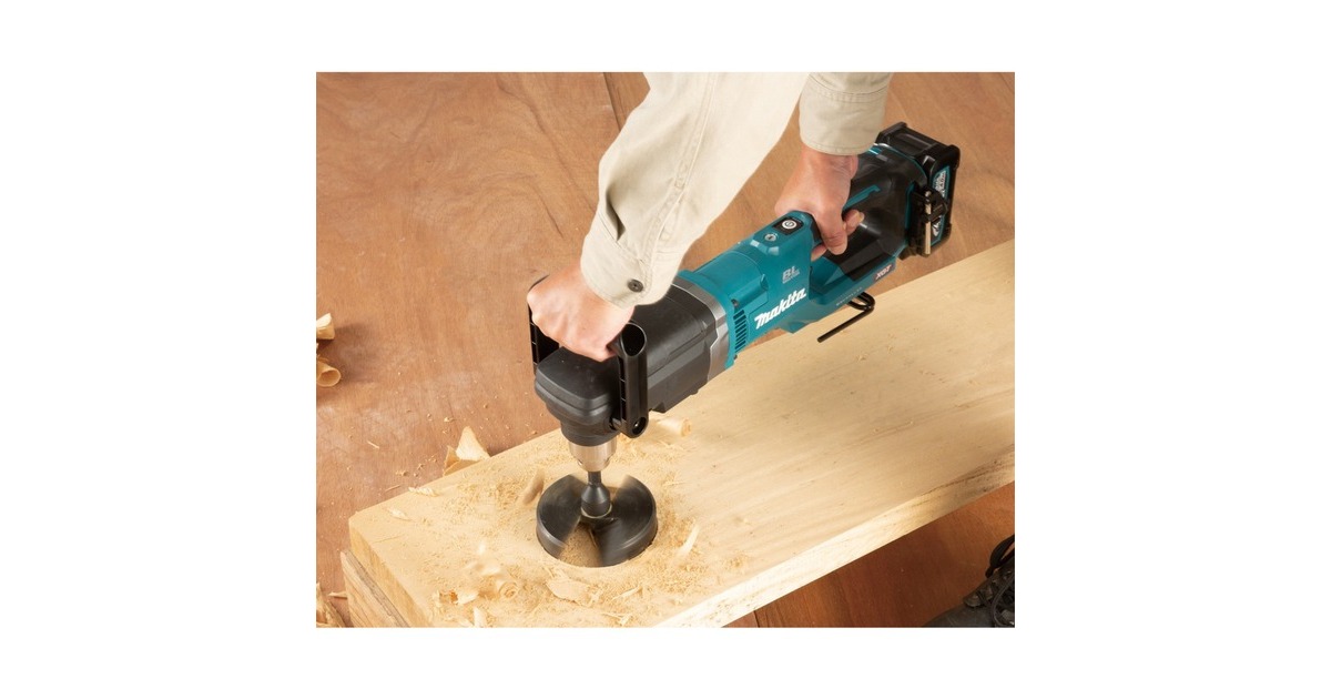 Makita Akku-Winkelbohrmaschine DA001GZ XGT, 40Volt(schwarz/blau, ohne Akku und Ladegerät)