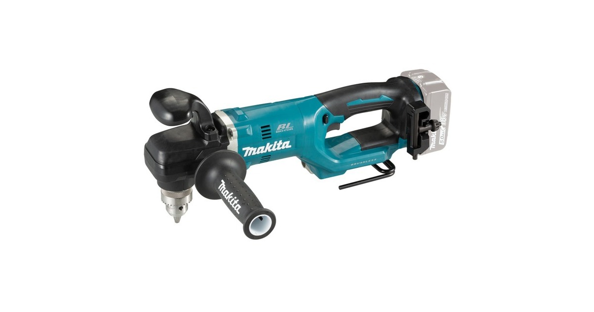 Makita Akku-Winkelbohrmaschine DDA450ZK, 18Volt(schwarz/blau, ohne Akku und Ladegerät)