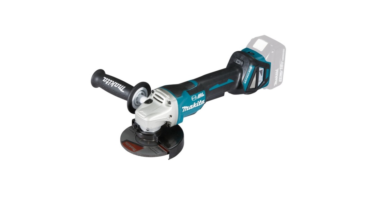 Makita Akku-Winkelschleifer DGA517Z, 18Volt(blau/schwarz, ohne Akku und Ladegerät)
