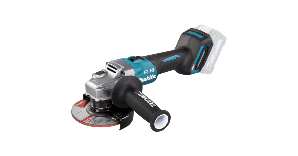 Makita Akku-Winkelschleifer GA005GZ XGT, 40Volt(blau/schwarz, ohne Akku und Ladegerät)