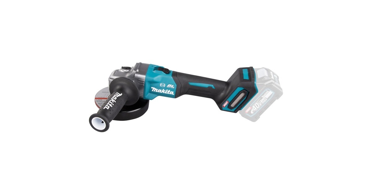 Makita Akku-Winkelschleifer GA005GZ XGT, 40Volt(blau/schwarz, ohne Akku und Ladegerät)