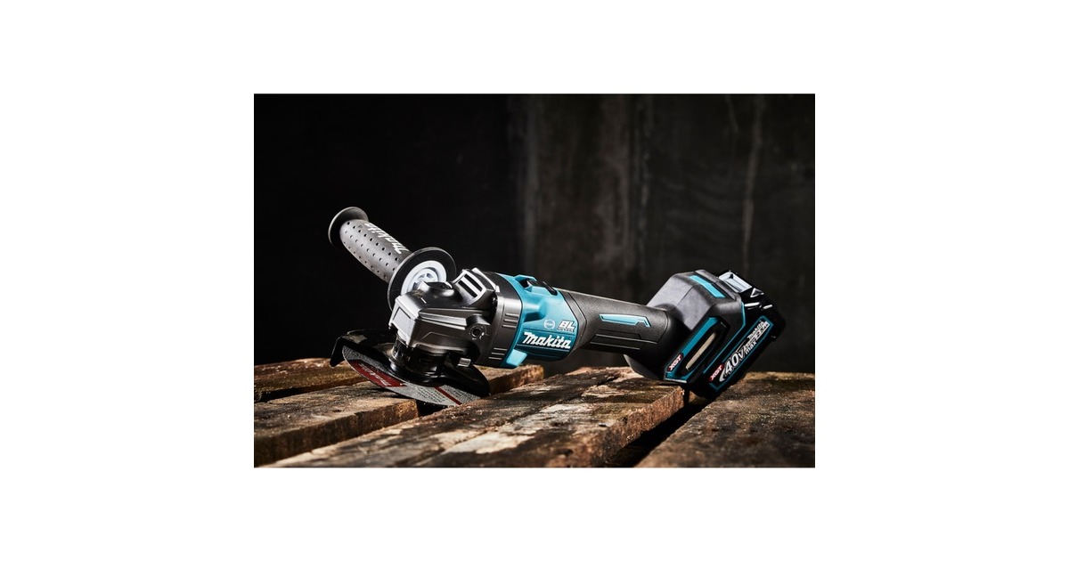 Makita Akku-Winkelschleifer GA005GZ XGT, 40Volt(blau/schwarz, ohne Akku und Ladegerät)