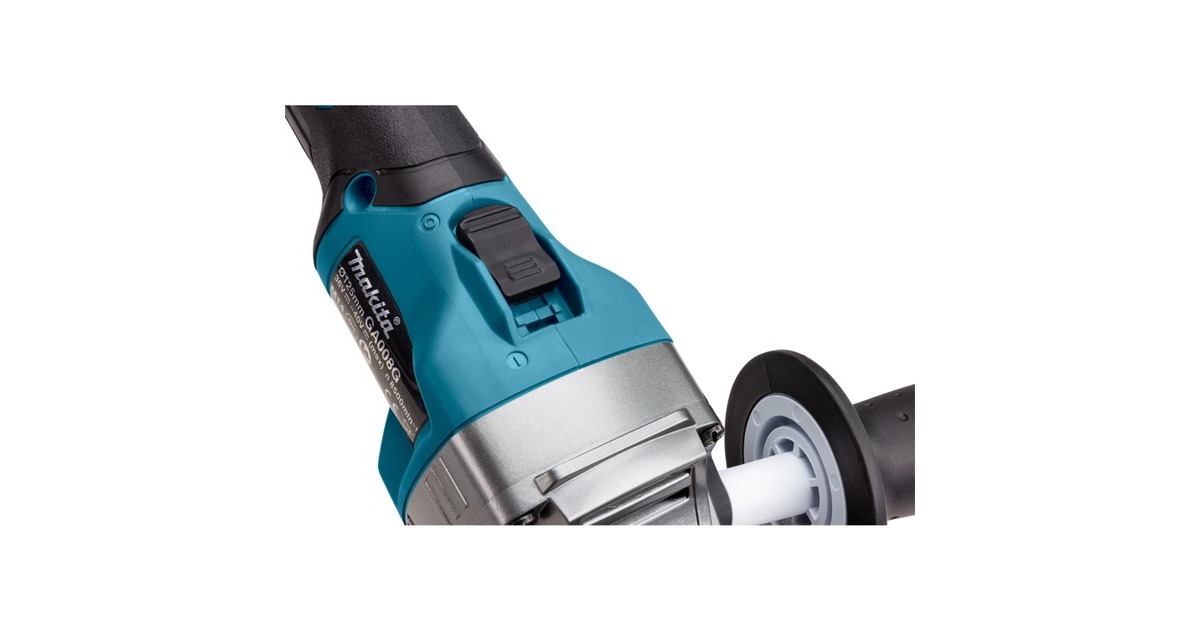Makita Akku-Winkelschleifer GA008GM201 XGT, 40Volt(blau/schwarz, 2x Li-Ion XGT Akku 4,0Ah, MAKPAC Gr.4)