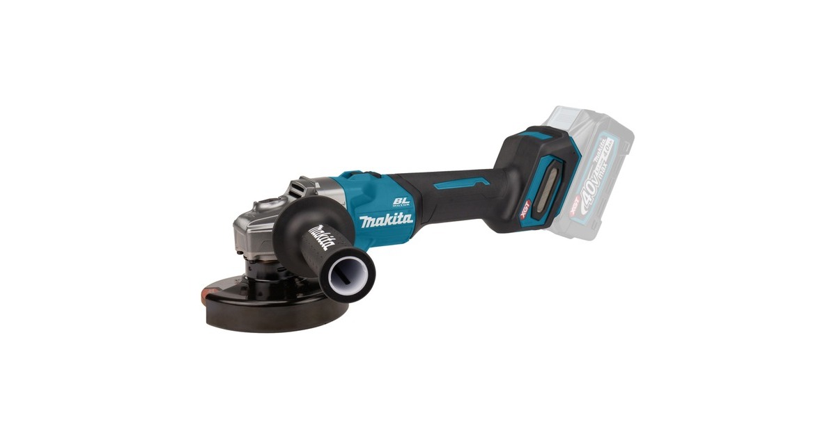 Makita Akku-Winkelschleifer GA008GZ XGT, 40Volt(blau/schwarz, ohne Akku und Ladegerät)