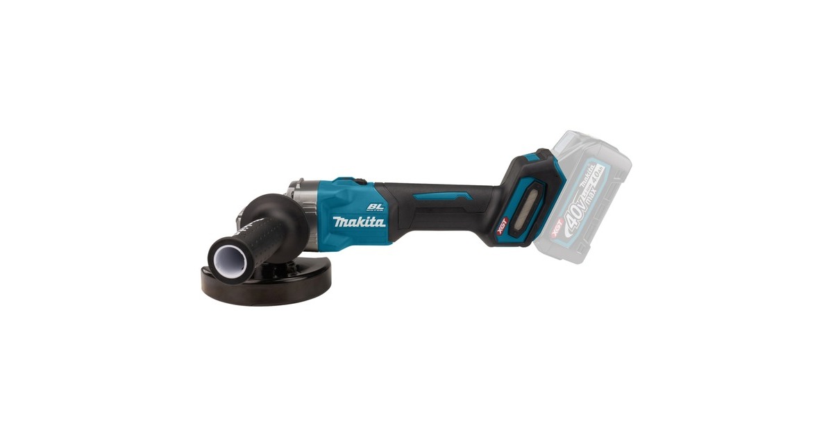 Makita Akku-Winkelschleifer GA008GZ XGT, 40Volt(blau/schwarz, ohne Akku und Ladegerät)