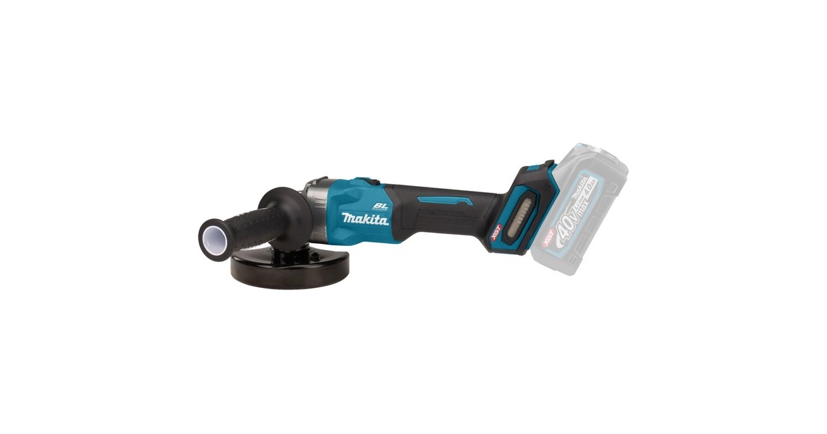 Makita Akku-Winkelschleifer GA008GZ XGT, 40Volt(blau/schwarz, ohne Akku und Ladegerät)