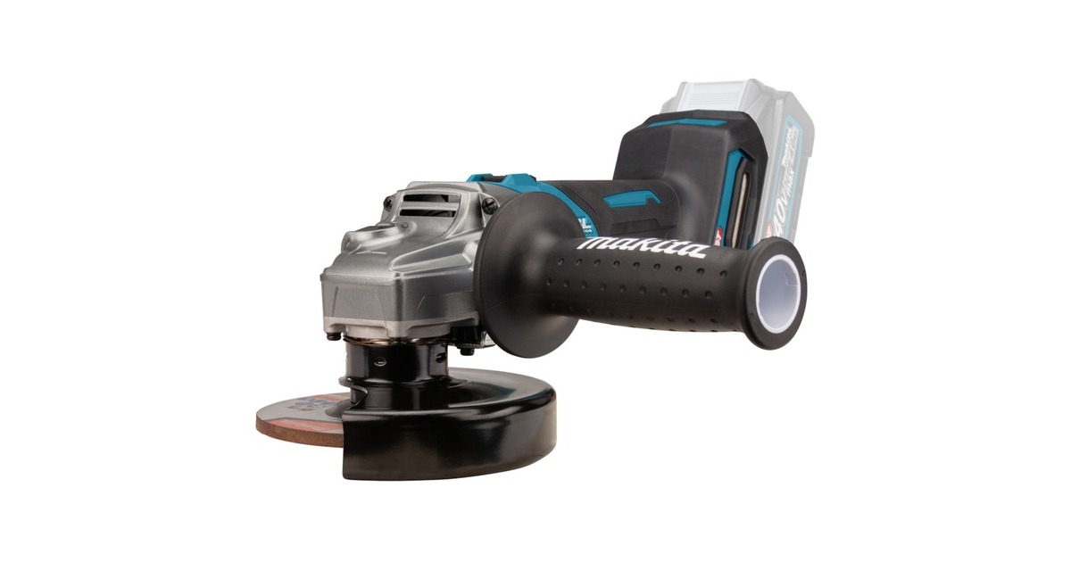 Makita Akku-Winkelschleifer GA008GZ XGT, 40Volt(blau/schwarz, ohne Akku und Ladegerät)
