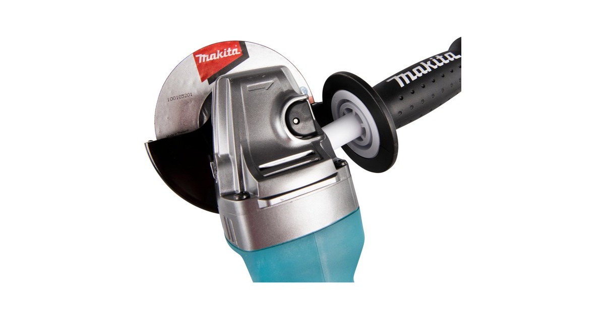Makita Akku-Winkelschleifer GA013GM201 XGT, 40Volt(blau/schwarz, 2x Li-Ion XGT Akku 4,0Ah, MAKPAC Gr.4)