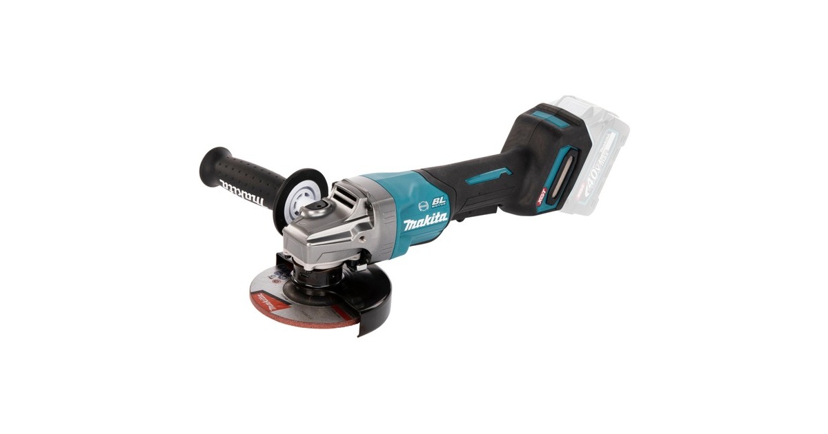 Makita Akku-Winkelschleifer GA013GZ XGT, 40Volt(blau/schwarz, ohne Akku und Ladegerät)
