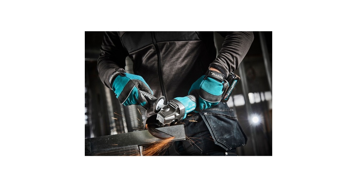 Makita Akku-Winkelschleifer GA013GZ XGT, 40Volt(blau/schwarz, ohne Akku und Ladegerät)