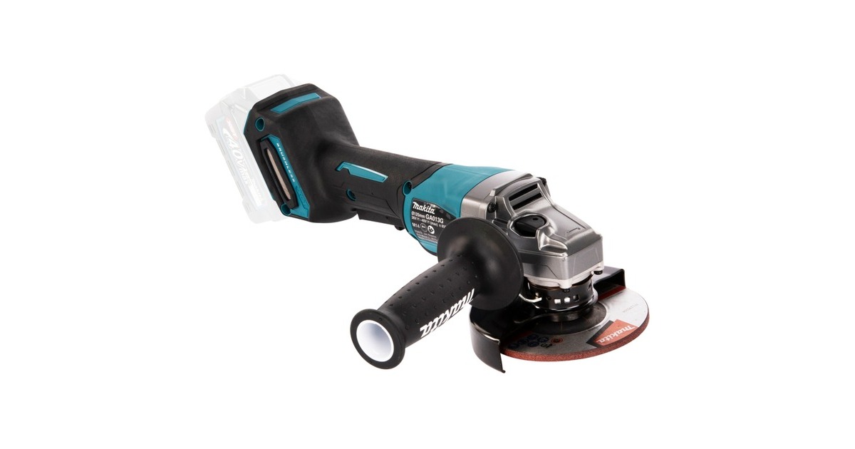 Makita Akku-Winkelschleifer GA013GZ XGT, 40Volt(blau/schwarz, ohne Akku und Ladegerät)