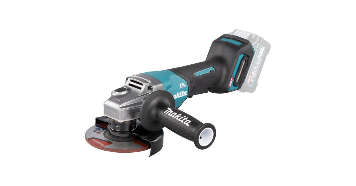 Makita Akku-Winkelschleifer GA016GZ XGT, 40Volt(blau/schwarz, ohne Akku und Ladegerät)