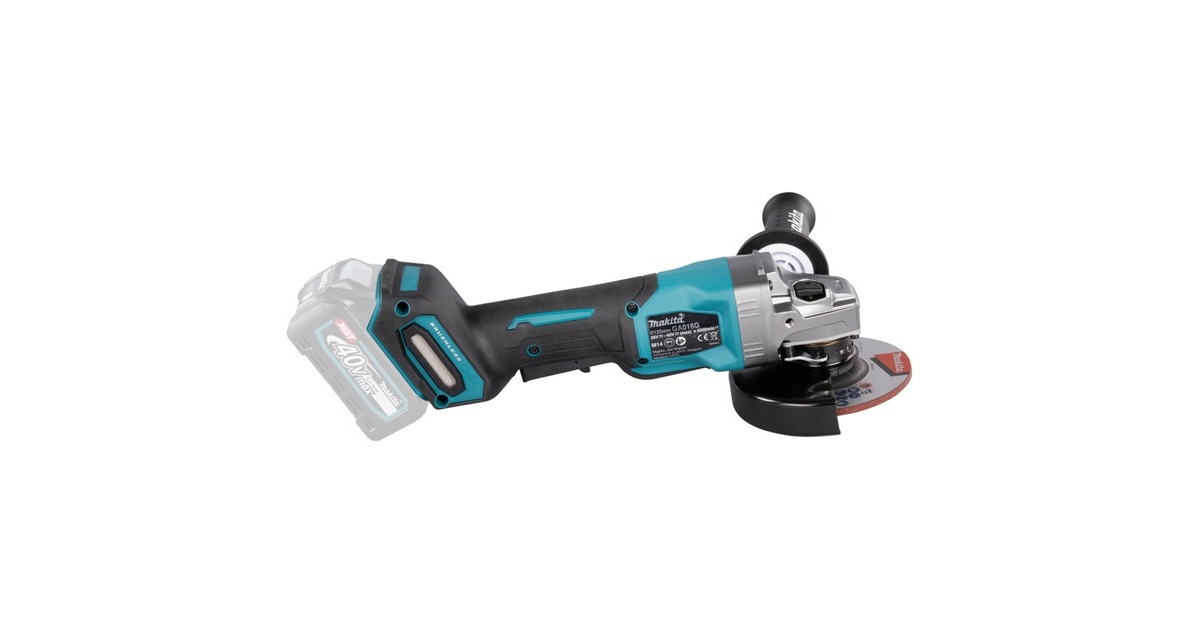 Makita Akku-Winkelschleifer GA016GZ XGT, 40Volt(blau/schwarz, ohne Akku und Ladegerät)