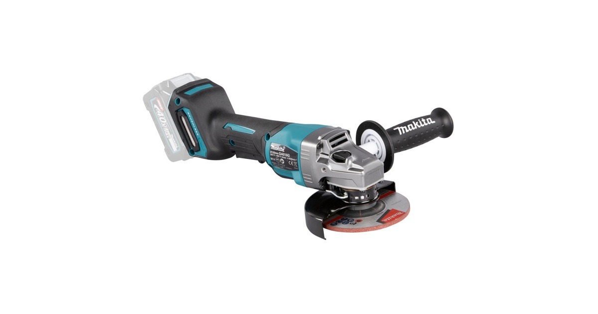 Makita Akku-Winkelschleifer GA016GZ XGT, 40Volt(blau/schwarz, ohne Akku und Ladegerät)