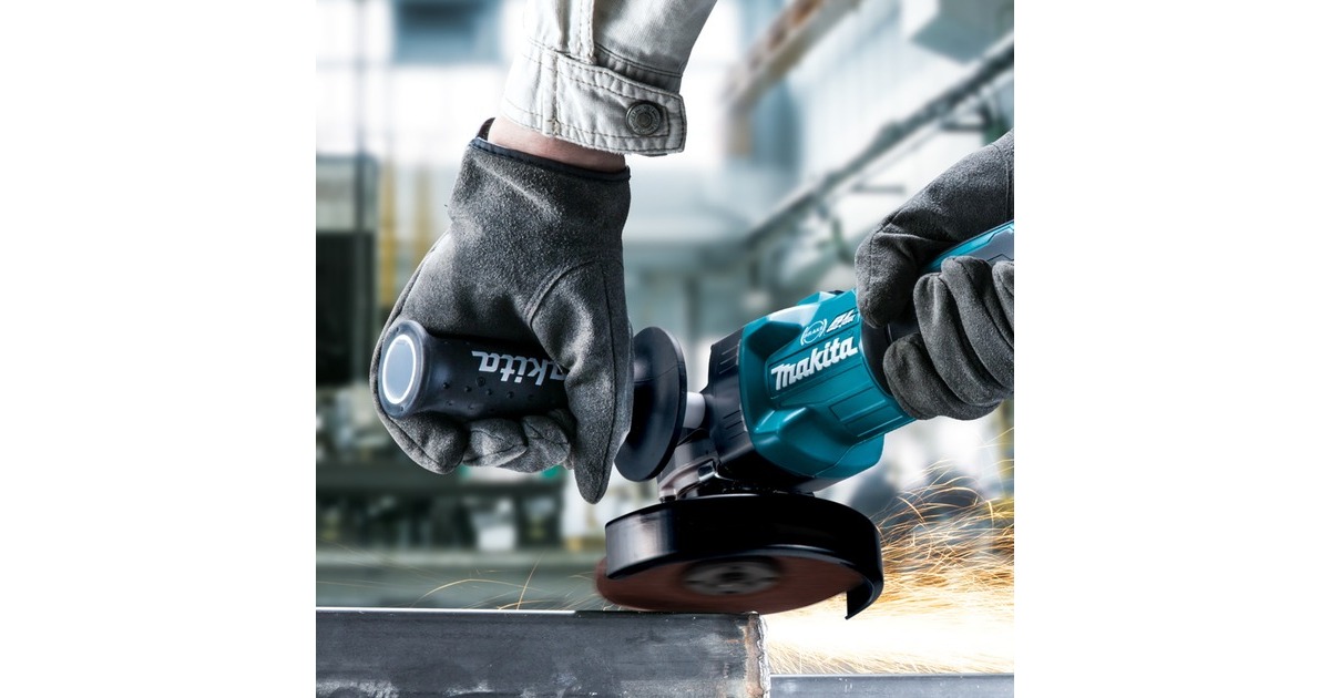 Makita Akku-Winkelschleifer GA023GZ XGT, 40Volt(blau/schwarz, ohne Akku und Ladegerät)