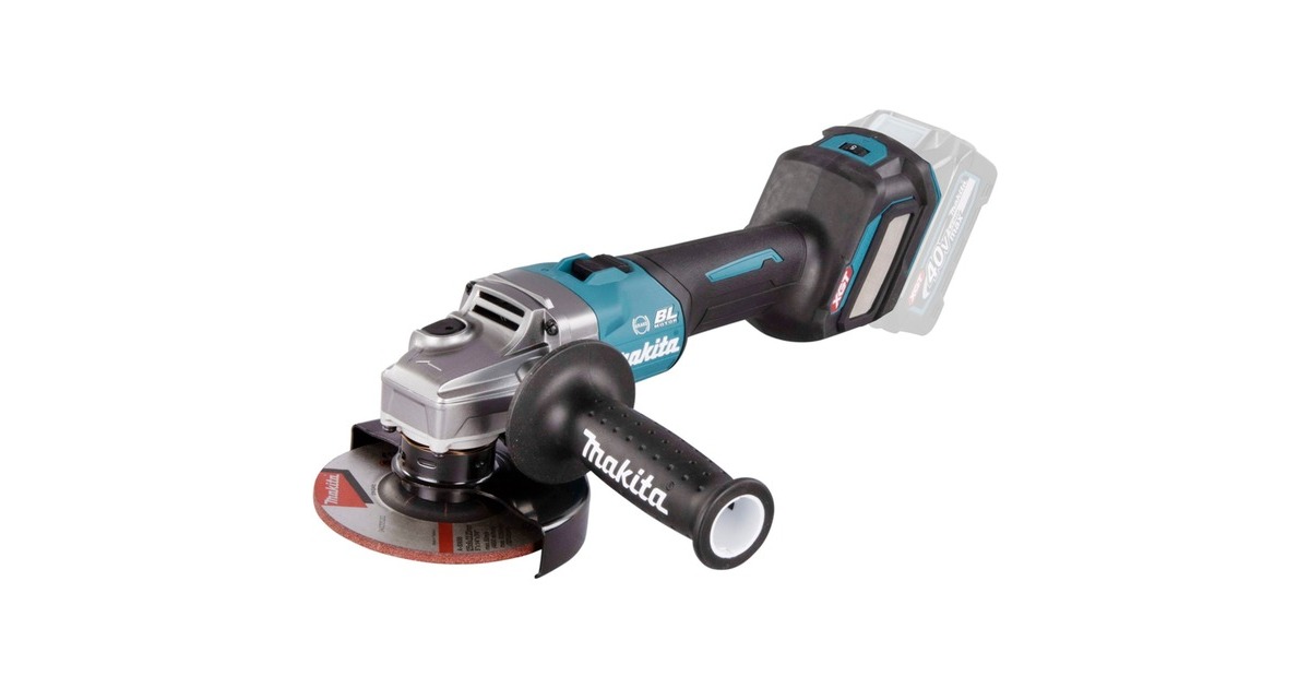 Makita Akku-Winkelschleifer GA023GZ XGT, 40Volt(blau/schwarz, ohne Akku und Ladegerät)
