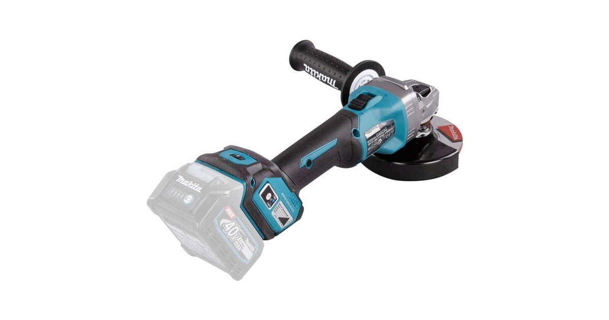 Makita Akku-Winkelschleifer GA023GZ XGT, 40Volt(blau/schwarz, ohne Akku und Ladegerät)