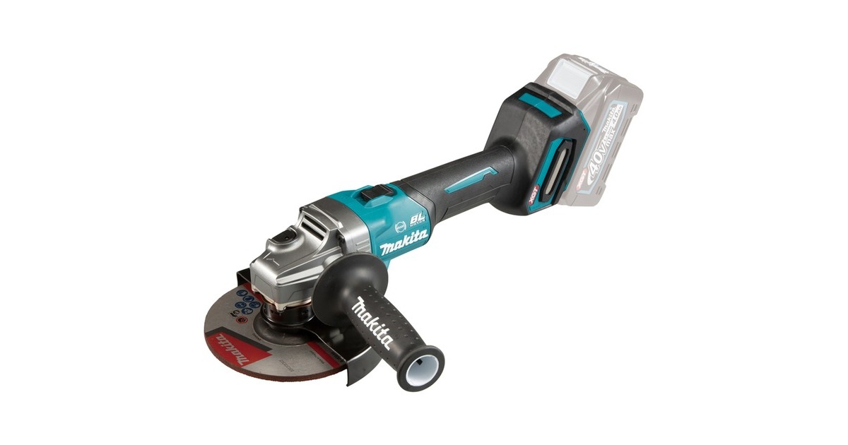 Makita Akku-Winkelschleifer GA035GZ XGT, 40Volt(blau/schwarz, ohne Akku und Ladegerät)