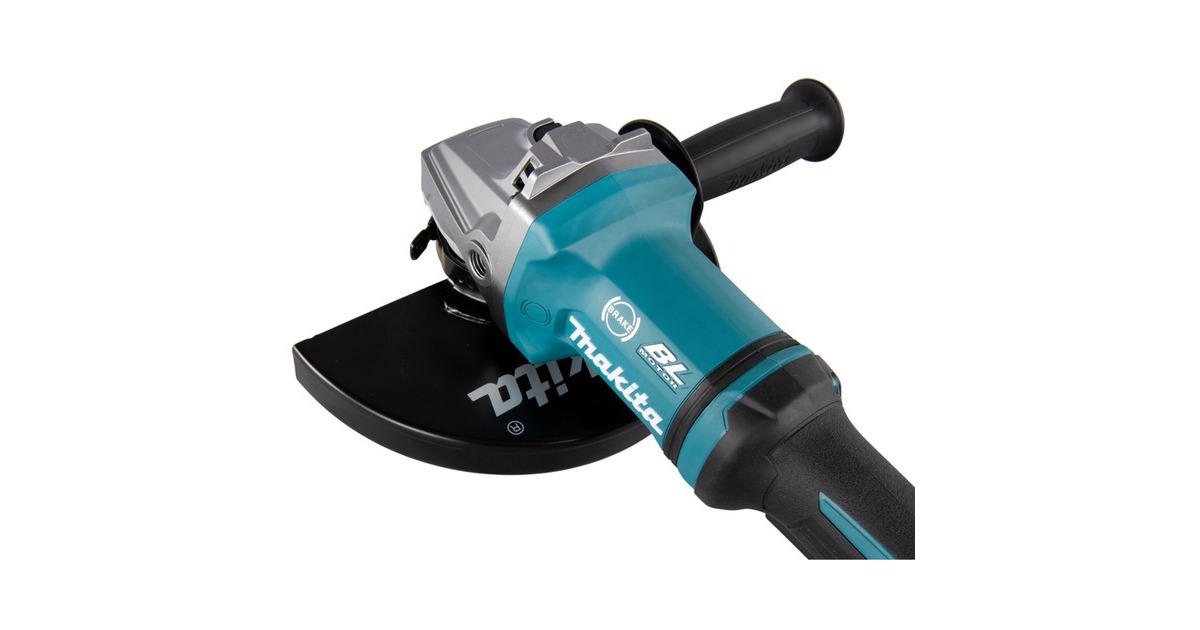 Makita Akku-Winkelschleifer GA038GT201 XGT, 40Volt(blau/schwarz, 2x Li-Ion XGT Akku 5,0Ah, Koffer)