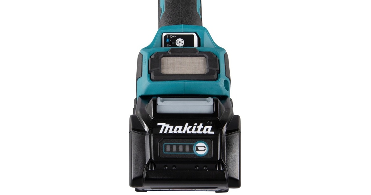 Makita Akku-Winkelschleifer GA038GT201 XGT, 40Volt(blau/schwarz, 2x Li-Ion XGT Akku 5,0Ah, Koffer)
