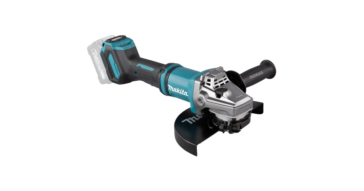 Makita Akku-Winkelschleifer GA038GZ XGT, 40Volt(blau/schwarz, ohne Akku und Ladegerät)