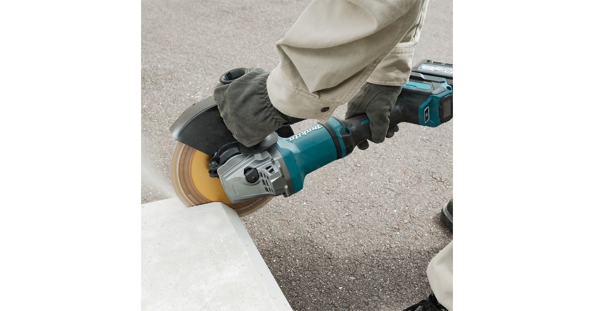 Makita Akku-Winkelschleifer GA038GZ XGT, 40Volt(blau/schwarz, ohne Akku und Ladegerät)