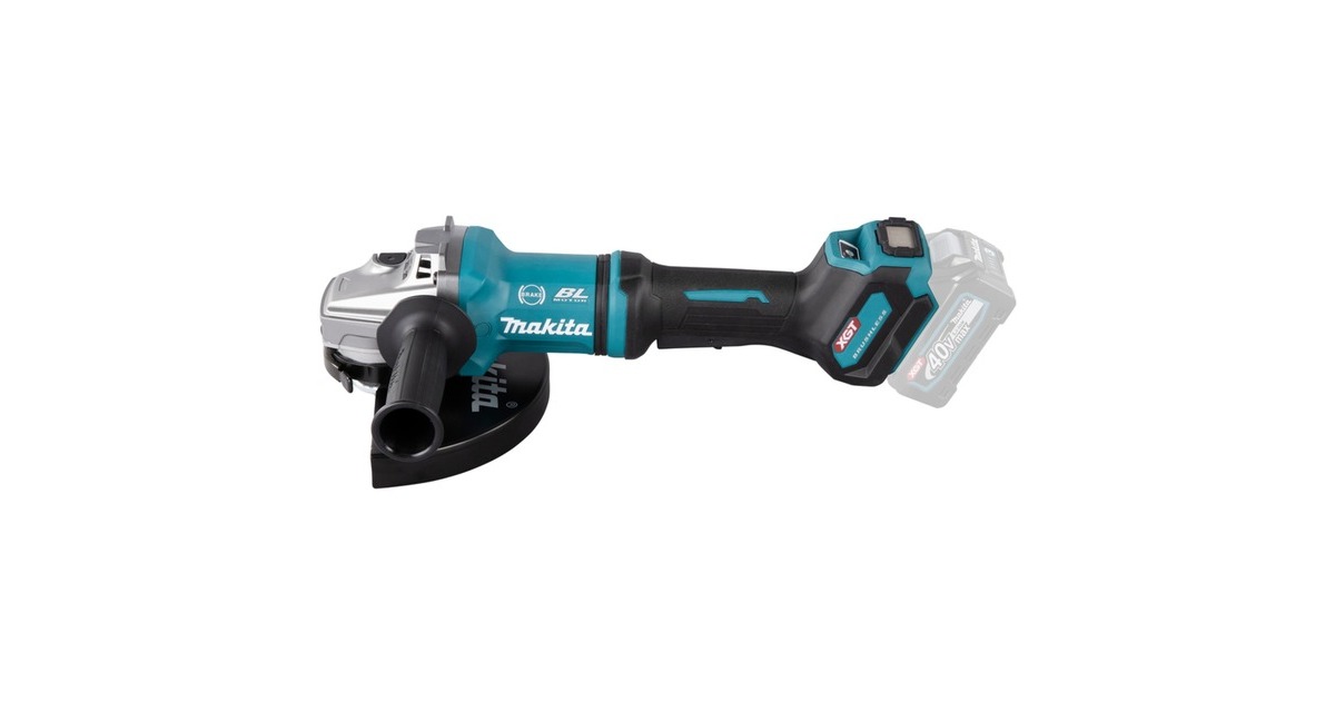 Makita Akku-Winkelschleifer GA038GZ XGT, 40Volt(blau/schwarz, ohne Akku und Ladegerät)