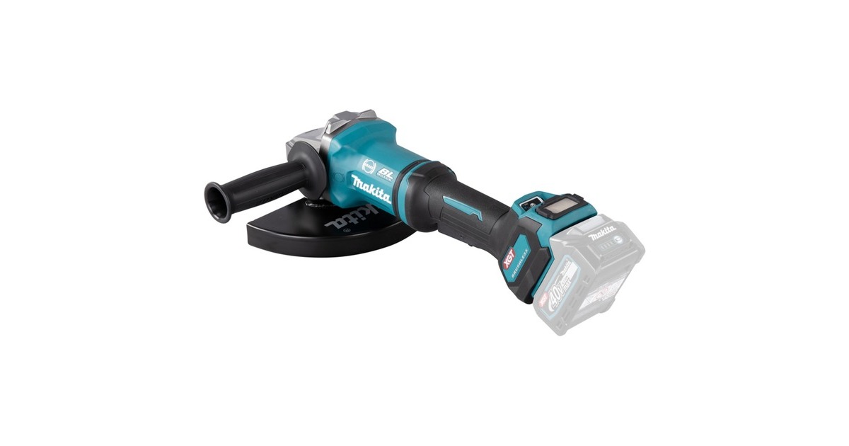 Makita Akku-Winkelschleifer GA038GZ XGT, 40Volt(blau/schwarz, ohne Akku und Ladegerät)