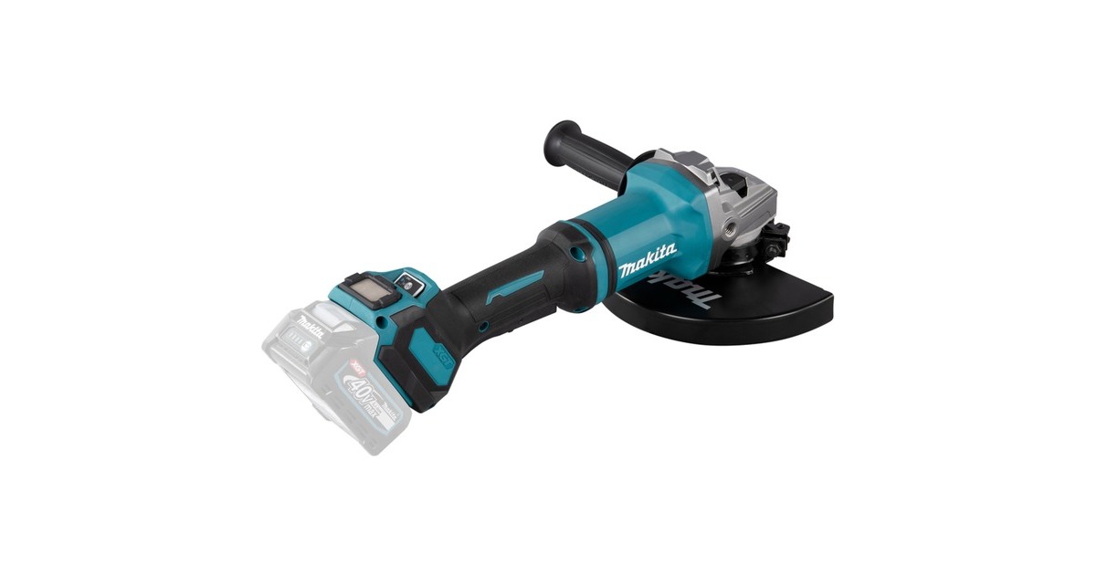 Makita Akku-Winkelschleifer GA038GZ XGT, 40Volt(blau/schwarz, ohne Akku und Ladegerät)