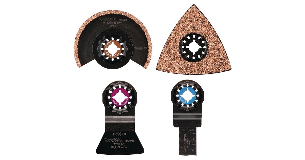 Makita B-67496 Fliesen-Set 2, Sägeblatt-Satz(4-teilig)