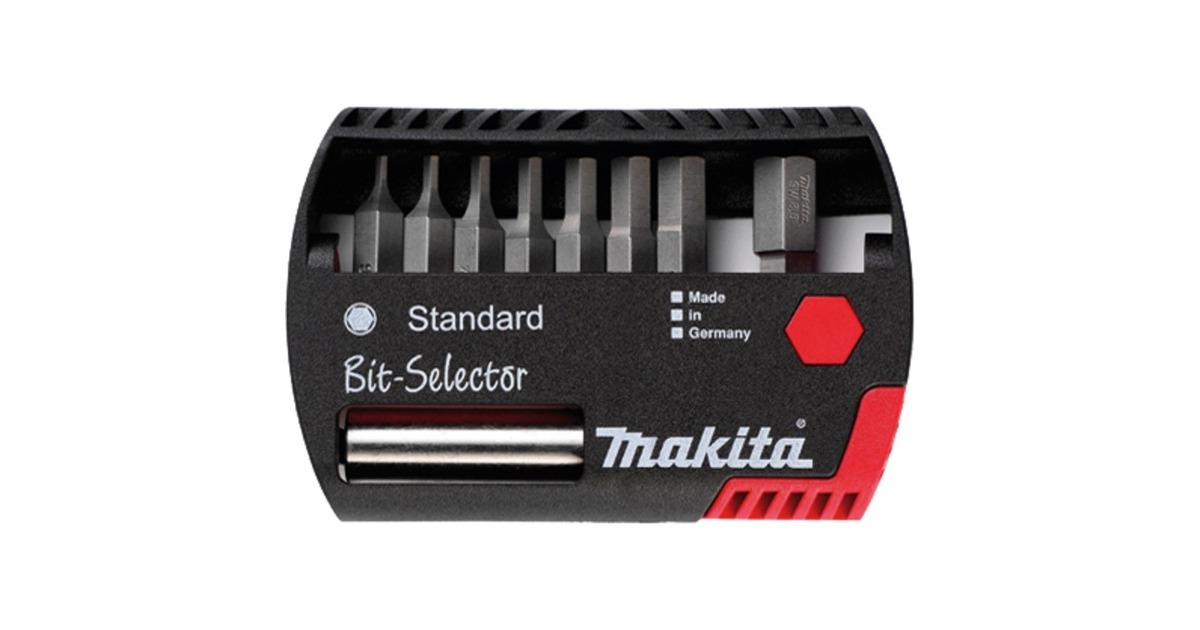 Makita Bit-Set 1/4" Innensechskant, 9 Stück, Bit-Satz