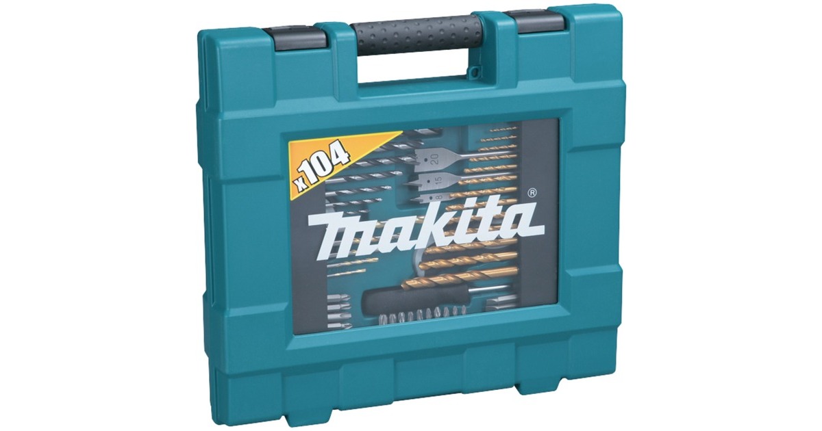 Makita Bohrer-Bit-Set, 104-teilig, Bohrer- & Bit-Satz