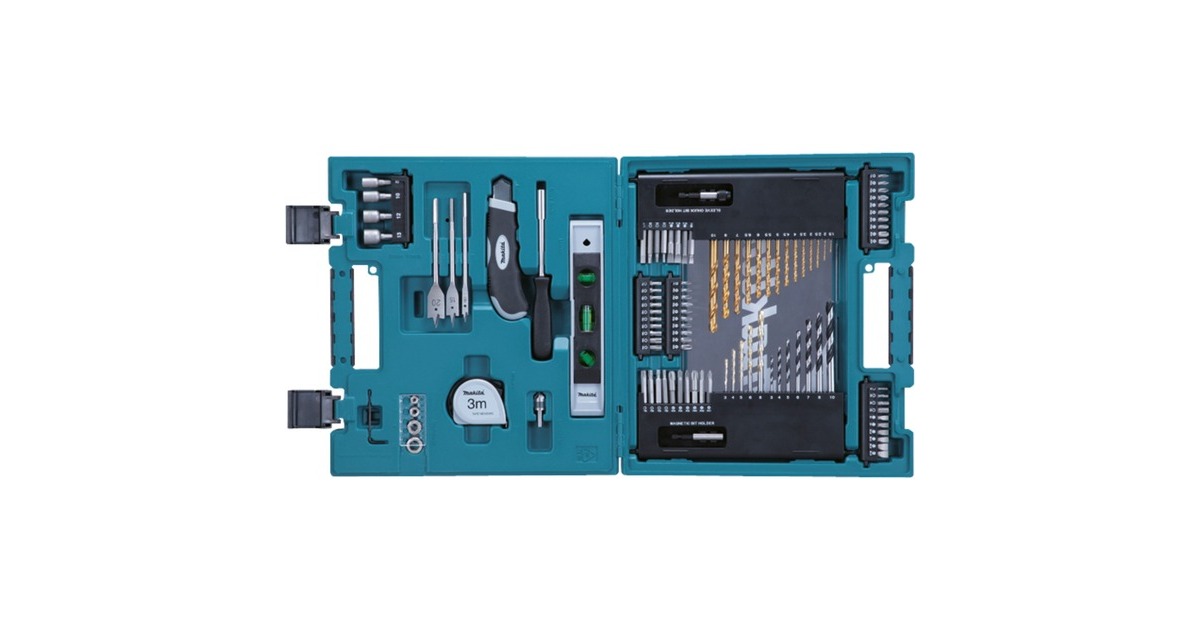 Makita Bohrer-Bit-Set, 104-teilig, Bohrer- & Bit-Satz