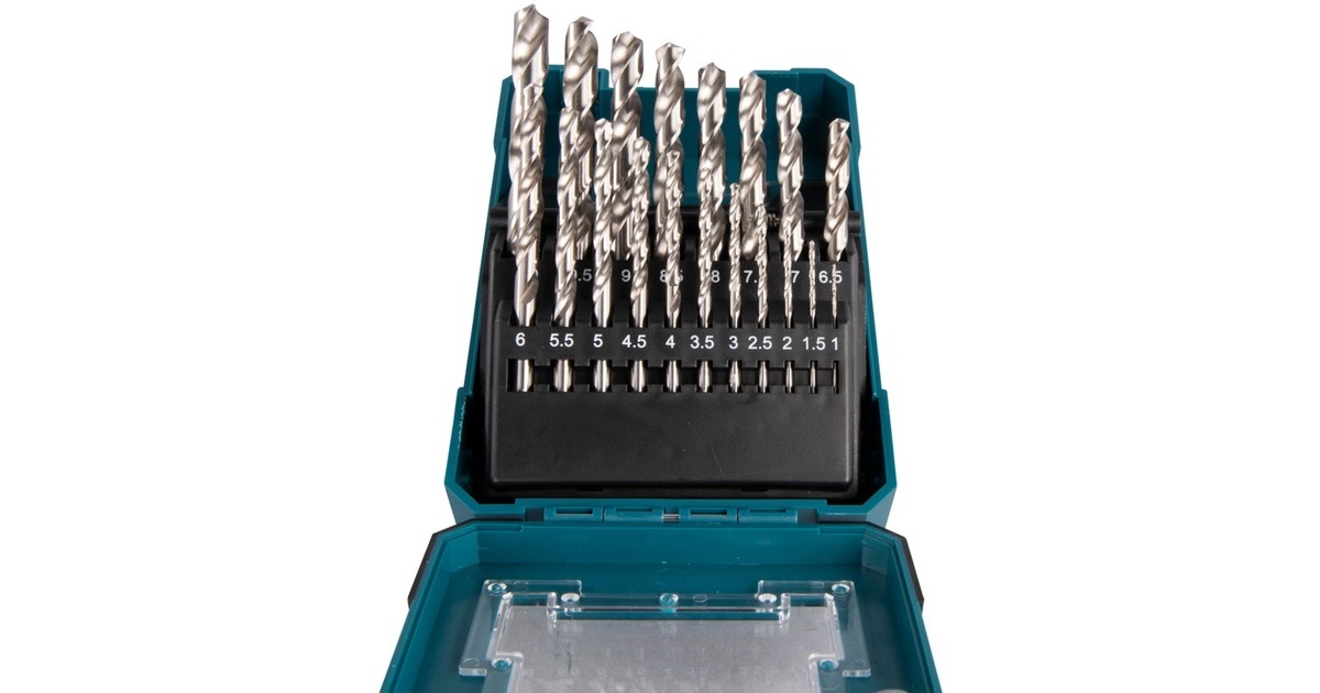 Makita Bohrer-Satz D-67549 HSS-G, 19-teilig