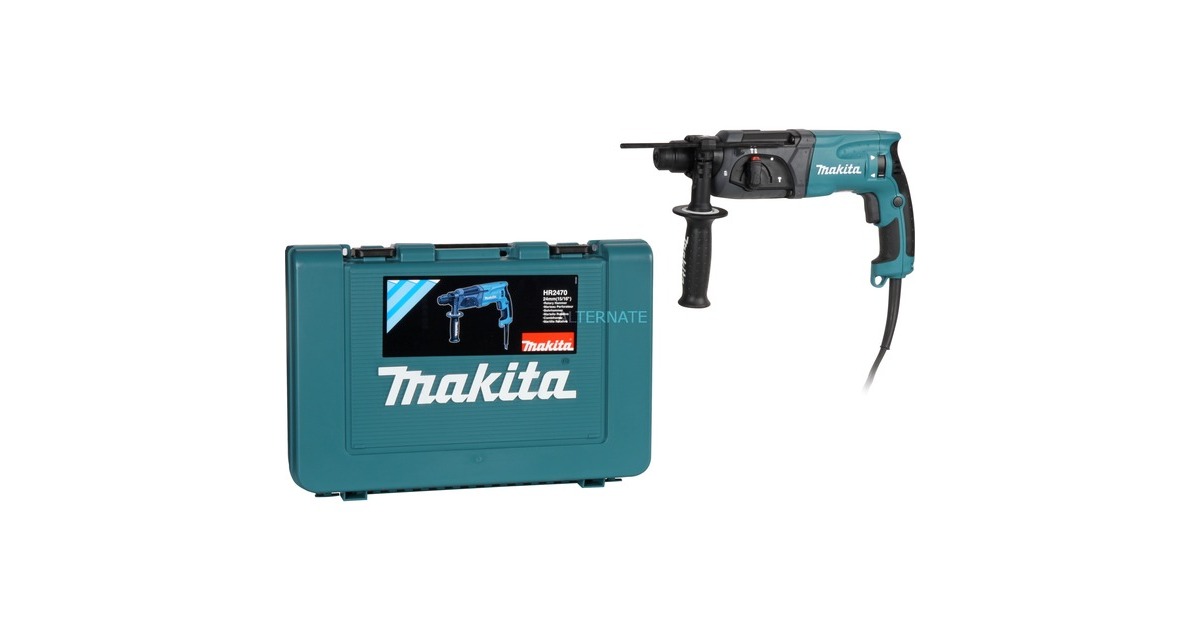 Makita Bohrhammer HR2470(blau/schwarz, Transportkoffer, 780 Watt) Makita Bohrhammer HR2470(blau/schwarz, Transportkoffer, 780 Watt)