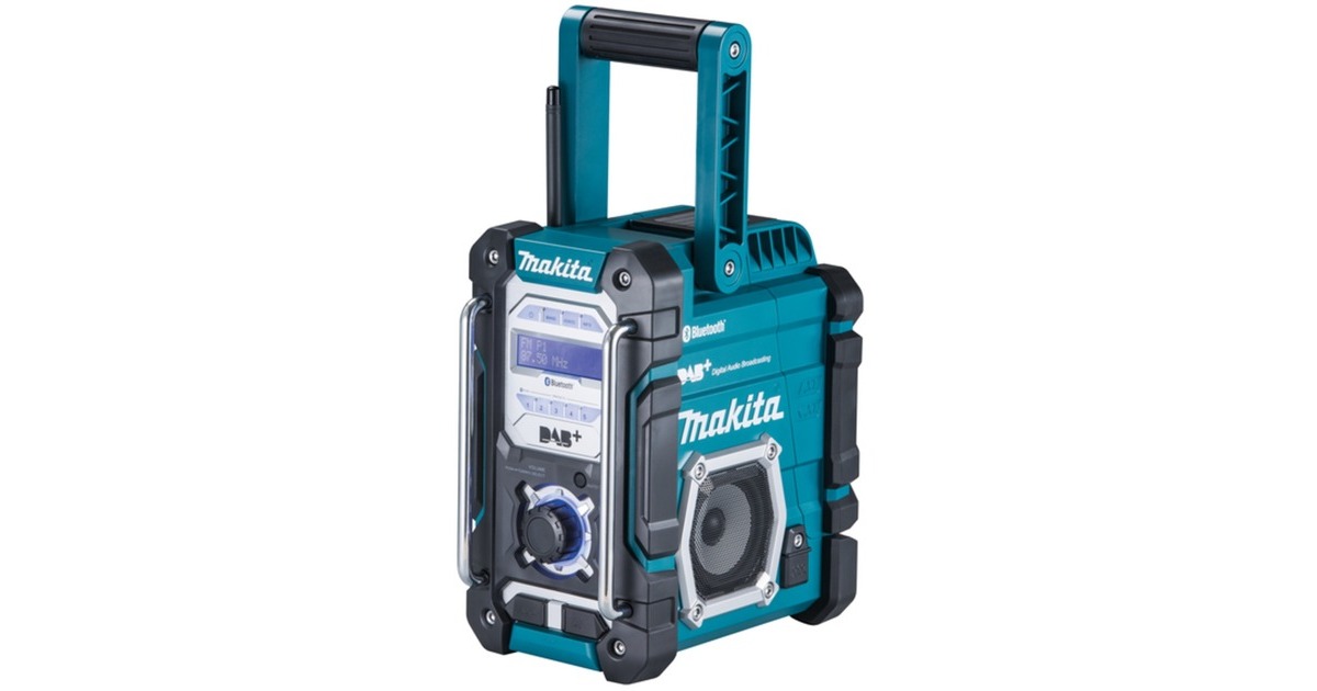 Makita DMR112, Baustellenradio(türkis/schwarz, FM, DAB+, Klinke, USB)