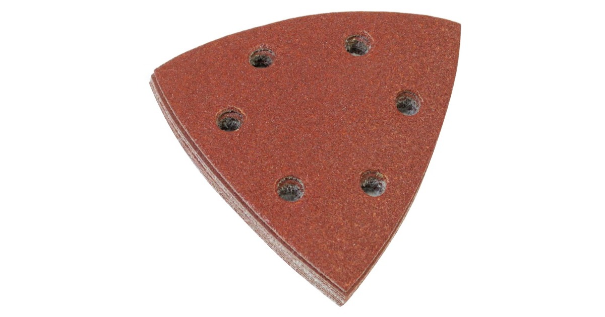 Makita Delta-Schleifpapier für Holz Set, 93mm, 10-teilig, Schleifblatt(P60 - P240)