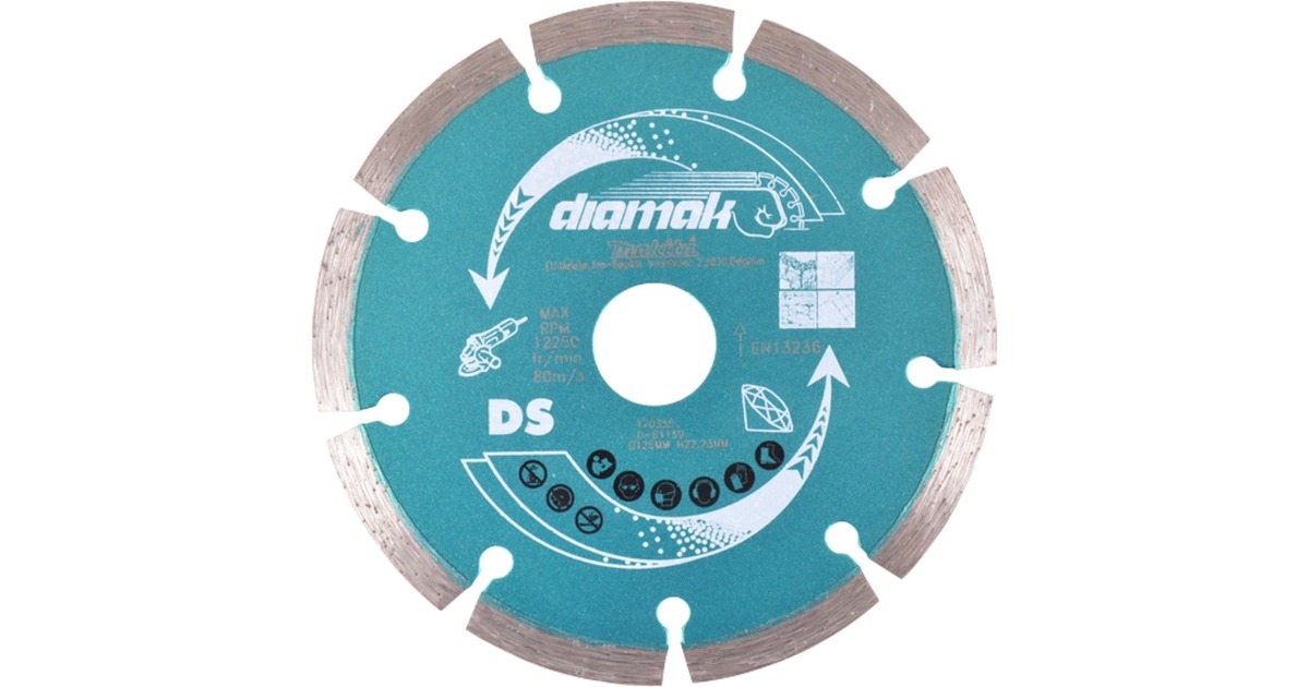 Makita Diamanttrennscheibe Diamak, Ø 125mm(Bohrung 22,23mm) Makita Diamanttrennscheibe Diamak, Ø 125mm(Bohrung 22,23mm)