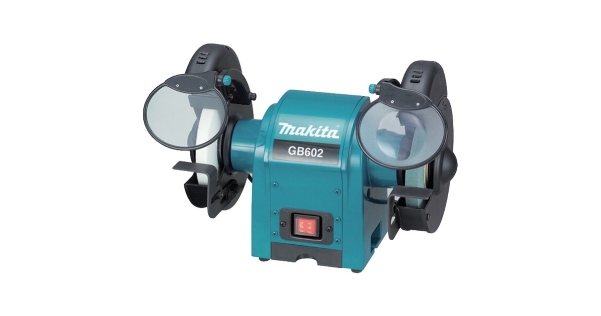 Makita Doppelschleifbock GB602, Doppelschleifer(blau/schwarz, 250 Watt)