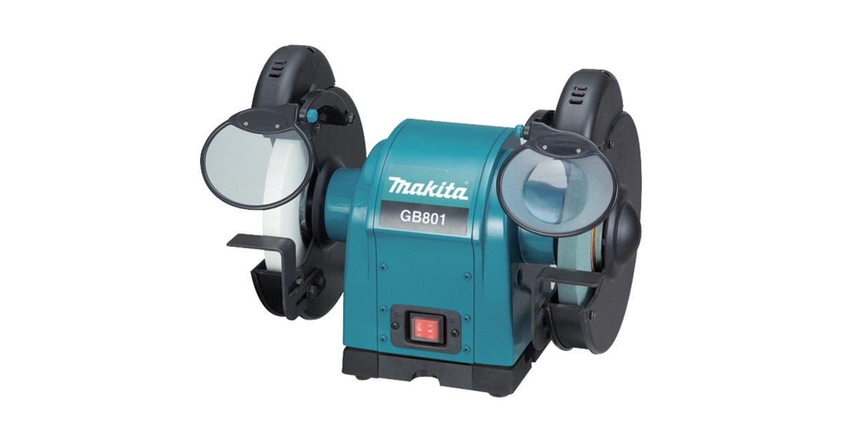 Makita Doppelschleifbock GB801, Doppelschleifer(blau/schwarz, 550 Watt)