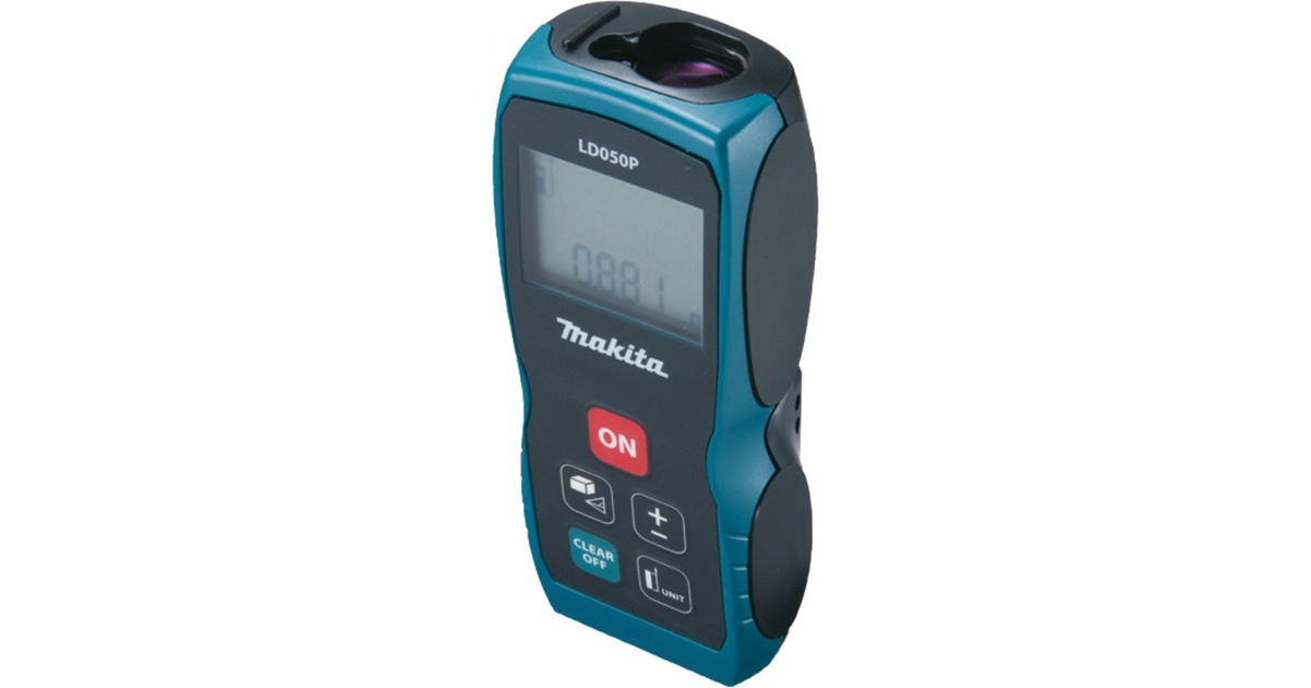 Makita Entfernungsmesser LD050P(schwarz/blau, Reichweite 40m)