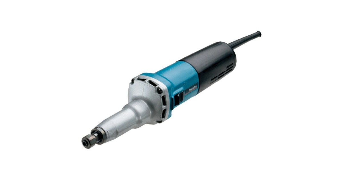 Makita Geradschleifer GD0810C(blau/schwarz, 750 Watt)