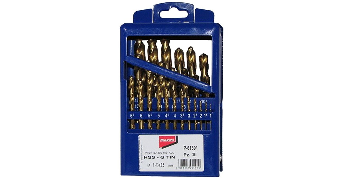 Makita HSS-G TIN Bohrer-Satz P-61391(25-teilig, 1 - 13mm)