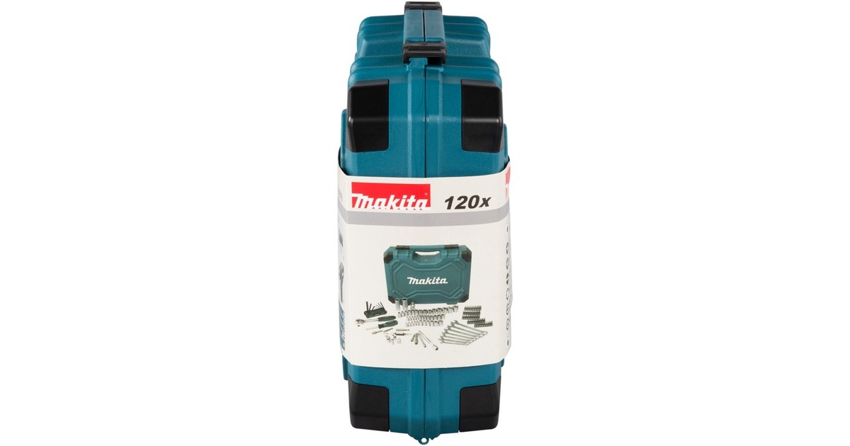 Makita Handwerkzeug-Set E-06616, 120-teilig(inkl. Umschalt-Knarre 3/8