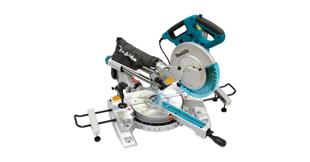 Makita Kapp-und Gehrungssäge LS1018LN, 260mm(blau/silber, 1.430 Watt)