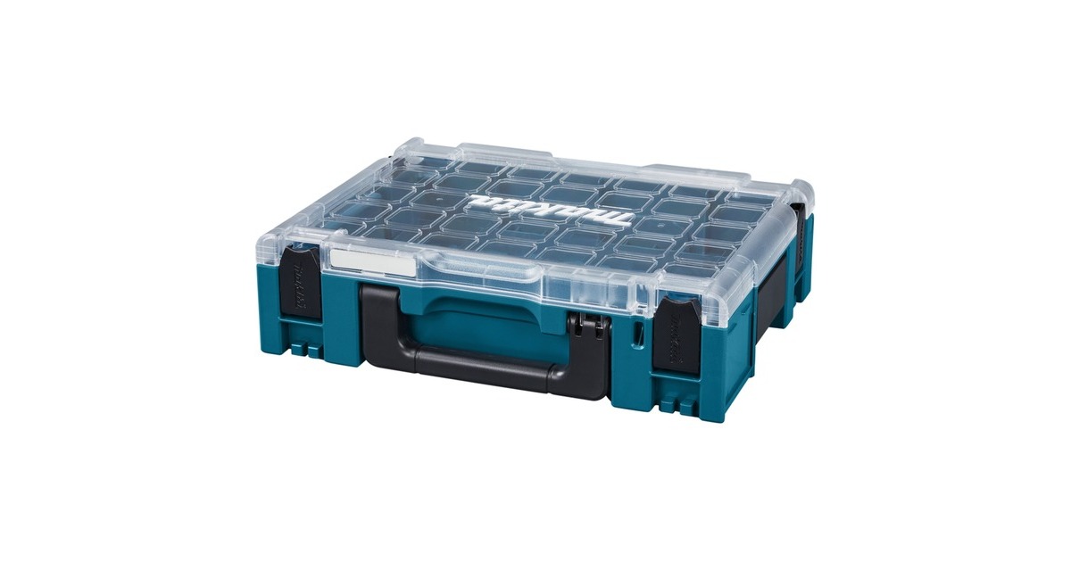 Makita MAKPAC-Organizer 191X84-4, Koffer(blau/transparent, ohne Boxeinsätze)