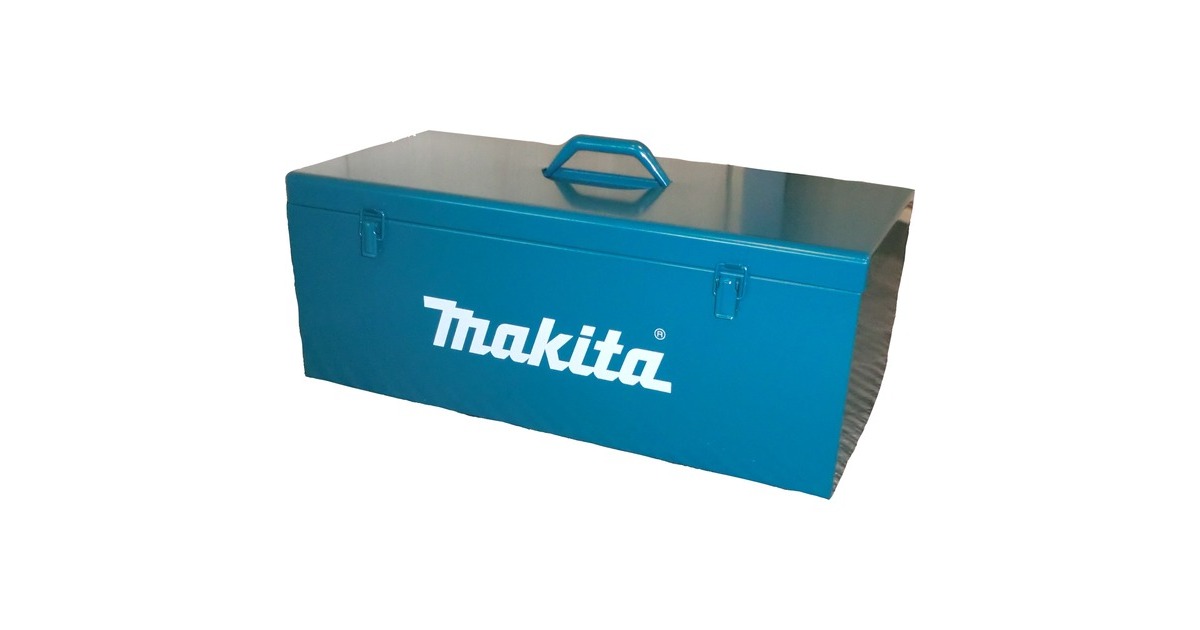 Makita Metall Elektrokettensägen-Transportkoffer, Werkzeugkiste(blau)