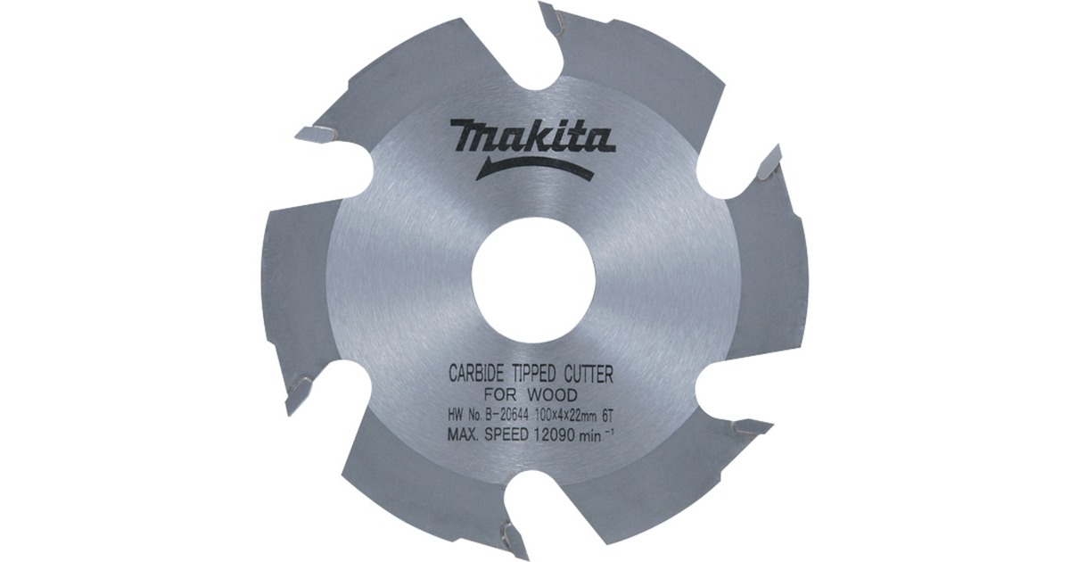 Makita Nutfräser Ø 100mm, 6Z, Sägeblatt(Bohrung 22mm)