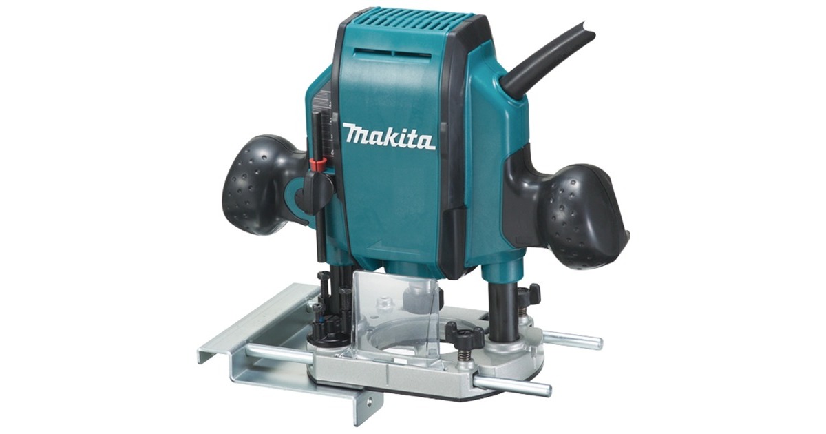 Makita Oberfräse RP0900J(900 Watt, MAKPAC Gr.2) Makita Oberfräse RP0900J(900 Watt, MAKPAC Gr.2)