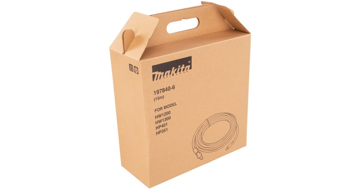 Makita Rohrreinigungsset 15 Meter, Rohr-Reinigungsgerät(schwarz, für Hochdruckreiniger)